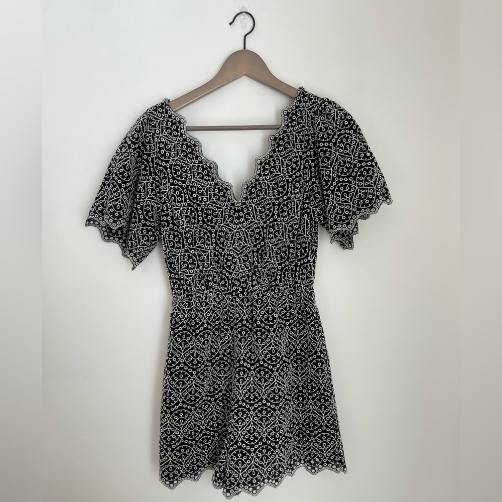 Black and white Express romper, size XS